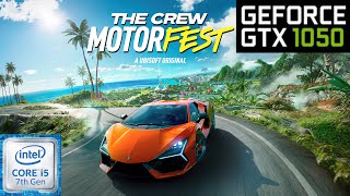 GTX 1050 - The Crew Motorfest | Intel i5 7300HQ | PC Performance Test Benchmark