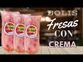 BOLIS de FRESAS CON CREMA SUPER CREMOSOS RECETA PARA NEGOCIO (VERSION ECONOMICA )