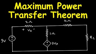 Maximum Power Transfer Theorem | Electric Circuits | Practice Problem 4.13