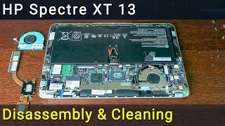 HP Spectre XT 13 Disassembly, Fan Cleaning, and Thermal Paste Replacement Guide