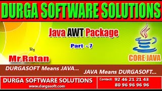 Corejava || Java AWT package part - 7