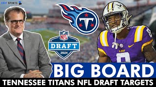 Tennessee Titans Draft Targets From Latest Mel Kiper 2024 NFL Draft Big Board