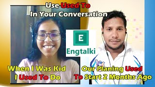 Engtalki Conversation|English speaking practice|Clapingo conversation|Engtalki#clapingo#usedto