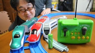 運転じょうずエコ3‼ ｍ3エンジンでプラレール走行やダイソープチ電車で遊べるのかやってみたよ!?