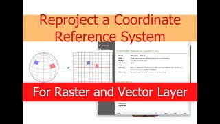 How To Reproject The Coordinate Reference System Crs For Raster And ...