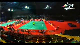 Uber Cup 2014 / semi-final / [WS1] Jihyun SUNG vs  Xuerui LI (230514)