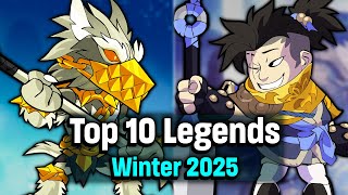 The 10 Best Brawlhalla Legends Right Now! (Winter 2025)