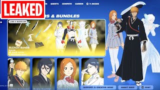 BLEACH x Fortnite Item Shop – Full Skin Set Breakdown (Ichigo, Rukia, Orihime, Uryū)