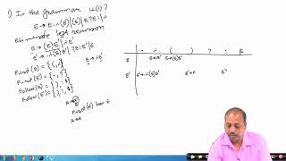 Lecture 33: Parser (Contd.)