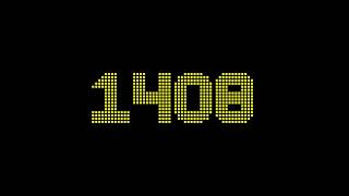 3600 seconds countdown timer with full zero second