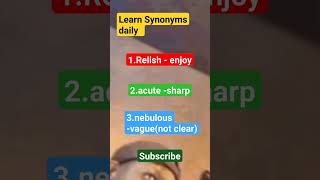 synonyms daily learn with me
