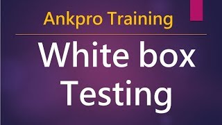 Manual testing 9 - What is white box testing? (path testing | condition testing | loop testing)