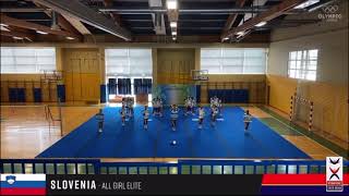 SLOVENIA (BRONZE) - ALL GIRL ELITE - WORLD CHEERLEADING CHAMPIONSHIPS 2021