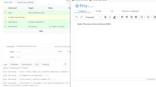 Selenium IDE++ editContent command