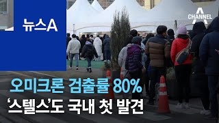 오미크론 검출률 80%…‘스텔스 오미크론’도 국내 첫 발견 | 뉴스A