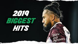 THE BIGGEST HITS OF NRL 2019