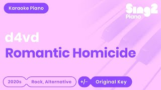 d4vd - Romantic Homicide (Piano Karaoke)