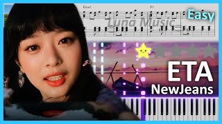 ETA - NewJeans │ Easy Piano Tutorial ⭐☆☆☆☆