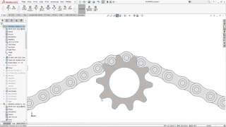 [3D CAD] 현업에서 사용하기 유용한 SOLIDWORKS 기능 - 체인부품패턴(Chain Component Pattern)