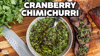 🍒Cranberry Chimichurri Sauce – Transform Your Holiday Feast with Fresh Flavor!