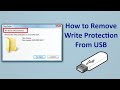 [Solved] How to Remove Write Protection from USB Using CMD | Fix this disk is write protected error