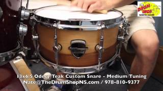 Odery Teak Custom Snare 13x6.5 - The Drum Shop North Shore