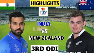 India vs New Zealand 3rd Odi 2023 Full Highlights | IND vs NZ