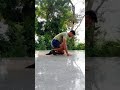 SINGLE leg FLYING squat CHALLENGE #streetworkout #desi #calisthenic #desiworkout #freestyle #shorts