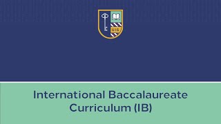 UIS Webinars Series: International Baccalaureate Curriculum (IB)