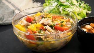 Canh sườn chua nấu sấu ❗ Cách nấu canh chua sườn ngon