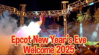 Epcot New Year's Eve 2024 - 2025