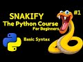 Python Basic Syntax | Snakify - The Python Course
