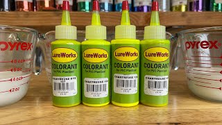LUREWORKS CHARTREUSE ~ All 4 Variations!! ~ COLOR DEMO