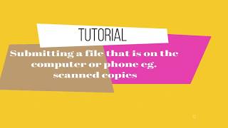 4. Submitting a file on phone or computer