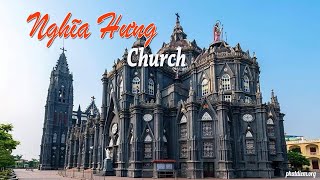 #8CatholicChurch| Nhà Thờ Hưng Nghĩa - Gp Bùi Chu || Đền Thánh Tử Đạo với vẻ đẹp Châu Âu ||Flycam