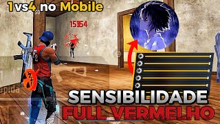 MELHOR SENSIBILIDADE NOVA ATUALIZAÇÃO Para dar FULL VERMELHO no Free Fire MOBILE - K7 FF