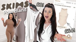 LOOK AT THIS!! POUNDLAND SKIMS DUPES TRY-ON HAUL 🤎🤍