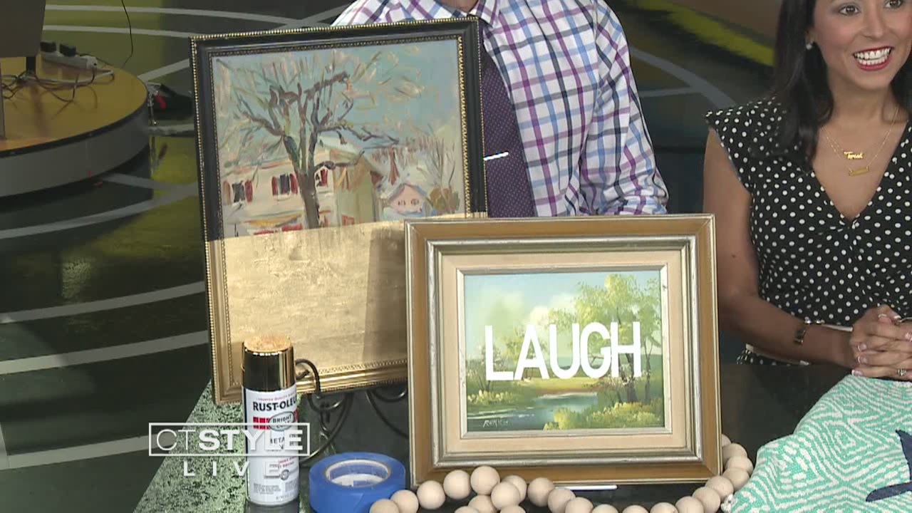 Diy Repurpose Old Paintings Youtube