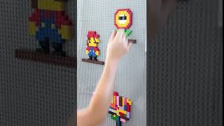 How To DIY Lego Building Blocks Accent Wall  #amazon #amazonfinds