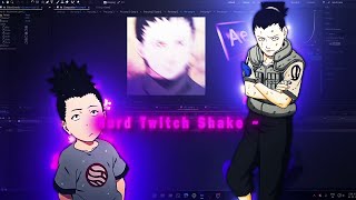 Hard twitch shake tutorial on after effects
