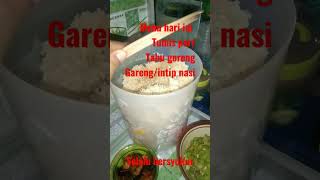 tumis pare+garing/intip nasi #cek