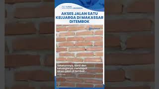 Viral Satu Keluarga Buruh Cuci di Makassar Terkurung Tembok Tinggi, Dihalang Pengurus Masjid #viral