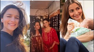 New mom alia bhatt shared her unseen moments pf 2022 with Ranbir Kapoor and family