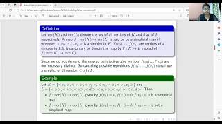 Simplicial maps and Simplicial approximations