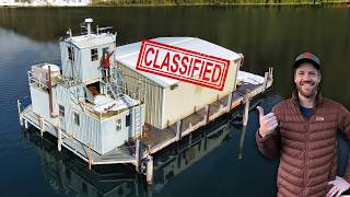 We Bought a TOP SECRET Navy Barge (full tour)