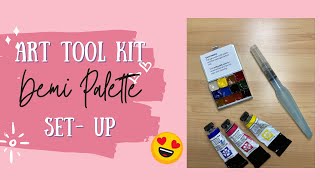 Mastering Plein Air Painting: Ultimate Demi Palette Setup for Outdoor Artist