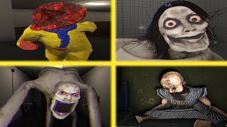 The Classrooms - All Death Jumpscares【4K 60 FPS】