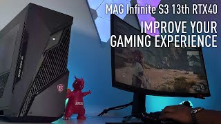 MAG Infinite S3 13th (RTX 40) - Ultimate Mid-Tier | Gaming Desktop | MSI