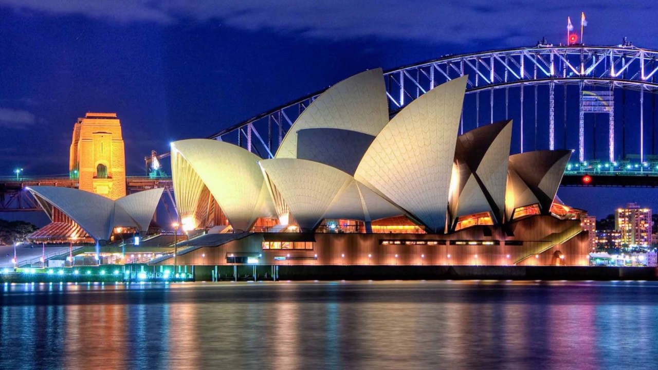 Sydney Opera House At Night - Australia (HD1080p) - YouTube