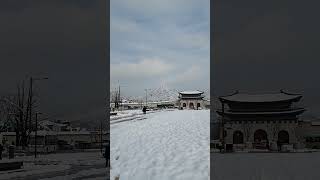 눈내리는 광화문 풍경~(Snowy Gyeongbokgung Palace) #경복궁 #Seoul #Gyeongbokgung